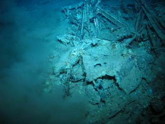 Believed to be wreckage of Walrus aircraft